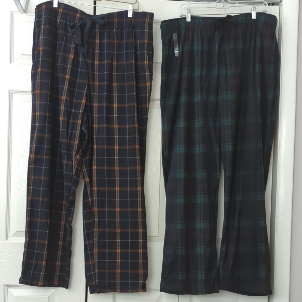 NWOT! LOT OF 2! ~CUDDL DUDS~ FLANNEL PAJAMA BOTTOMS-XXL